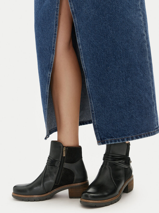 Pikolinos Botine Pikolinos W1T-8906C2 Negru