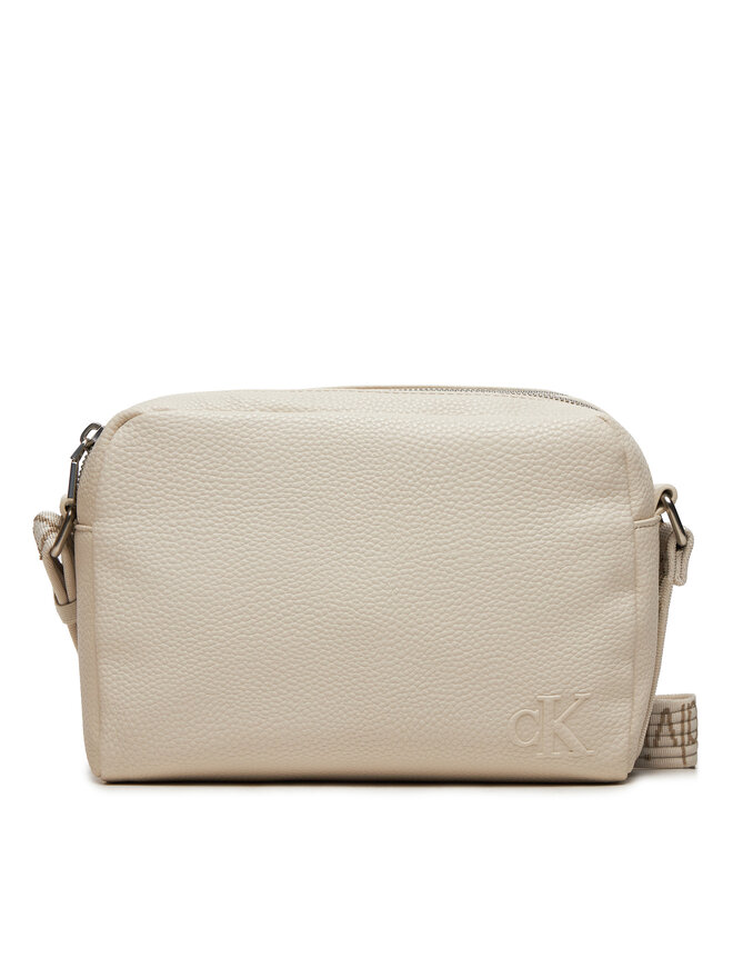 Calvin Klein Jeans Handtasche Calvin Klein Jeans Ultralight DblZip Camerabag 21 K60K612283 Écru