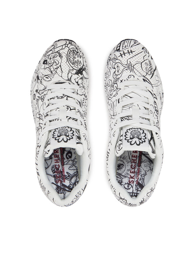 Skechers Αθλητικά Skechers 177972/WBK Λευκό