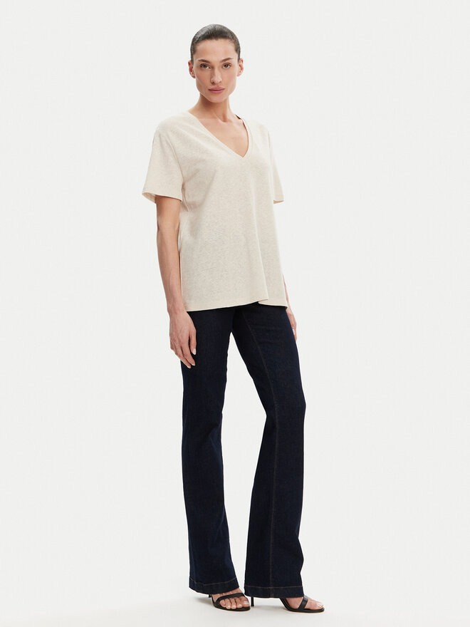 ACCESS FASHION ACCESS FASHION Marškinėliai 53-2148-611 Smėlio Regular Fit