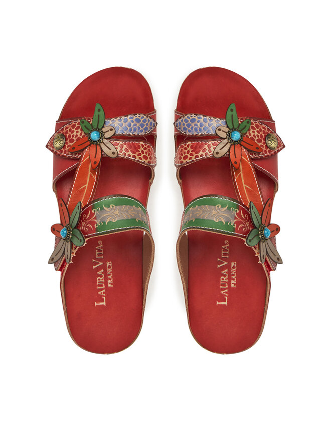 Laura Vita Pantoletten Laura Vita Dorry 19 Rot