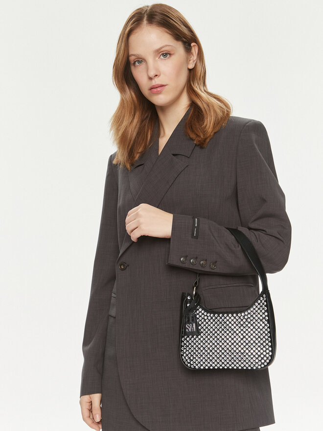 Steve Madden Ročna torba Steve Madden Bcarlo-R SM13001040 Srebrna