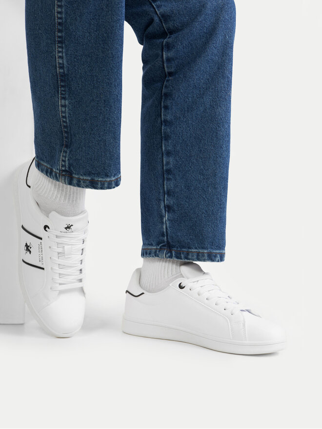 Beverly Hills Polo Club Sneakersy Beverly Hills Polo Club V5-6405 Biela