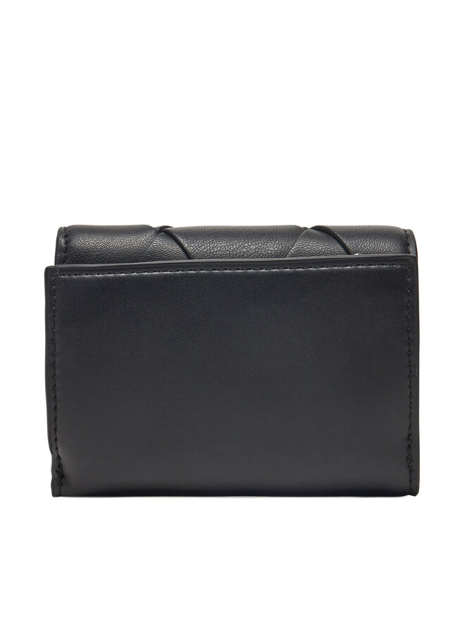 Calvin Klein Portfel damski Calvin Klein Ck Woven Small Trifold K60K612953 Czarny