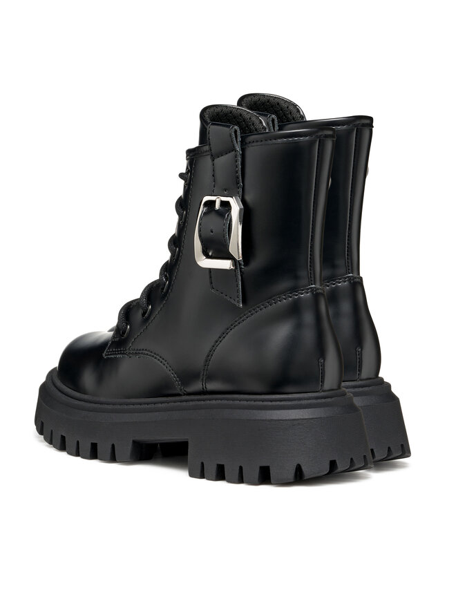 Geox Stiefeletten Geox J Maquinnens J56M6C 000CN C9999 S Schwarz