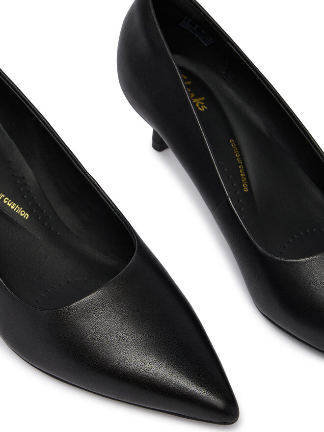 Clarks Туфлі Clarks Zarey Court 26183156 Чорний