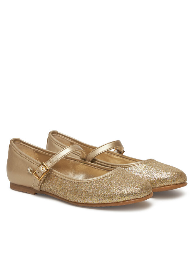 Tommy Hilfiger Балетки Tommy Hilfiger Ballerina T4A3-33930-0572 S Золотий