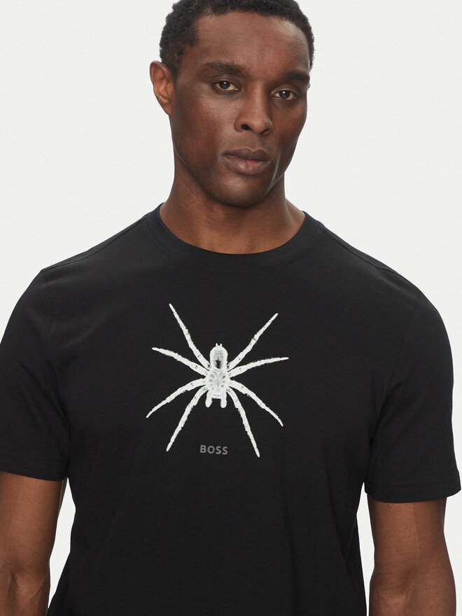 BOSS BOSS T-Shirt Te_Spiderbat 50534924 Schwarz Regular Fit