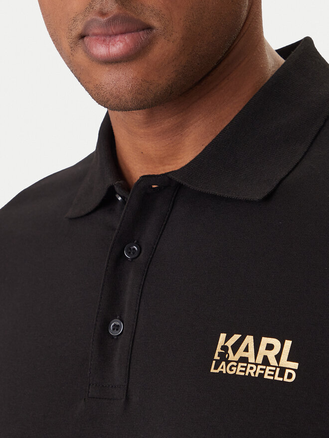 KARL LAGERFELD KARL LAGERFELD Poloshirt 745780 500235 Schwarz Regular Fit
