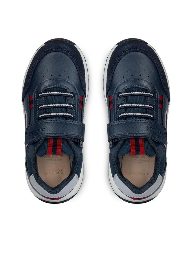 Geox Sneakersy Geox J Briezee Boy J36GMA 054FU C4244 S Tmavomodrá