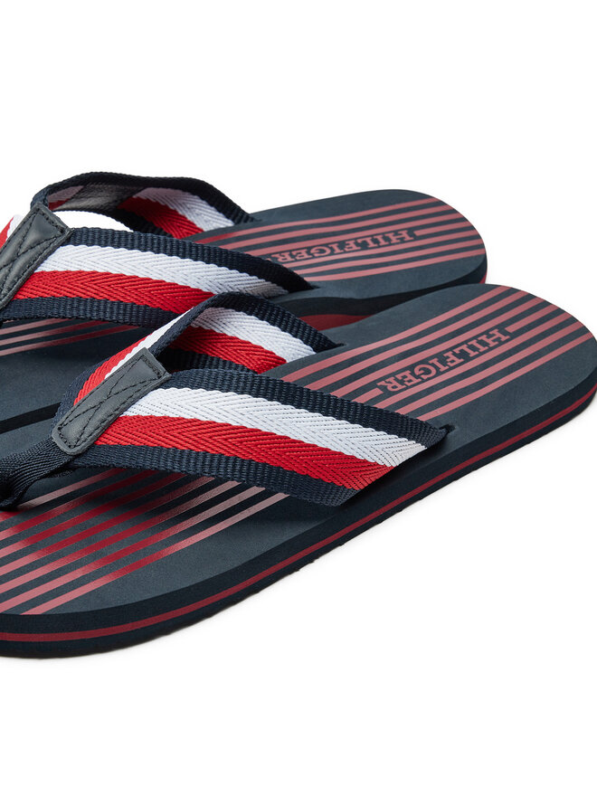 Japonki Tommy Hilfiger FM0FM05236 Granatowy | eobuwie.com.pl
