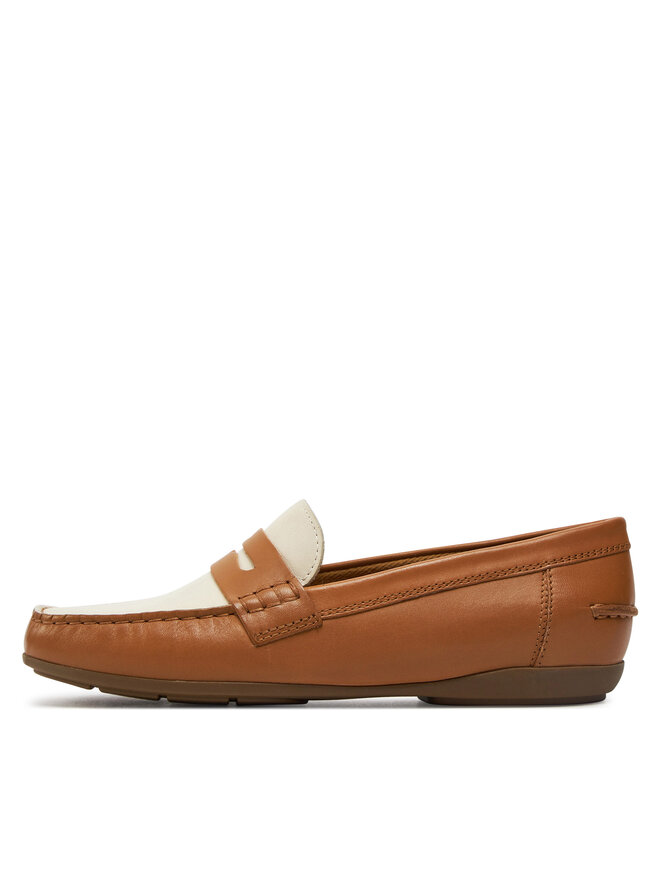 Geox Mokasyny Geox D Annytah Moc D25BMA 00043 C5F5V Brązowy