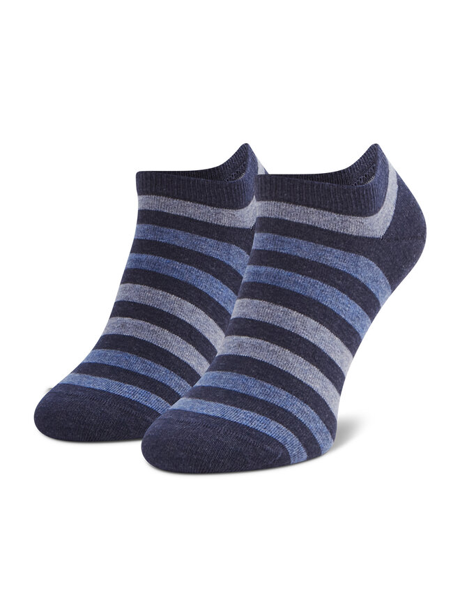 Tommy Hilfiger Súprava 2 párov členkových pánskych ponožiek Tommy Hilfiger 382000001 Tmavomodrá