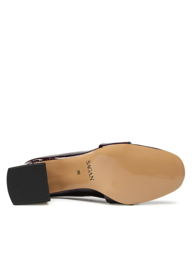 Sagan Halbschuhe Sagan 4762 Dunkelrot