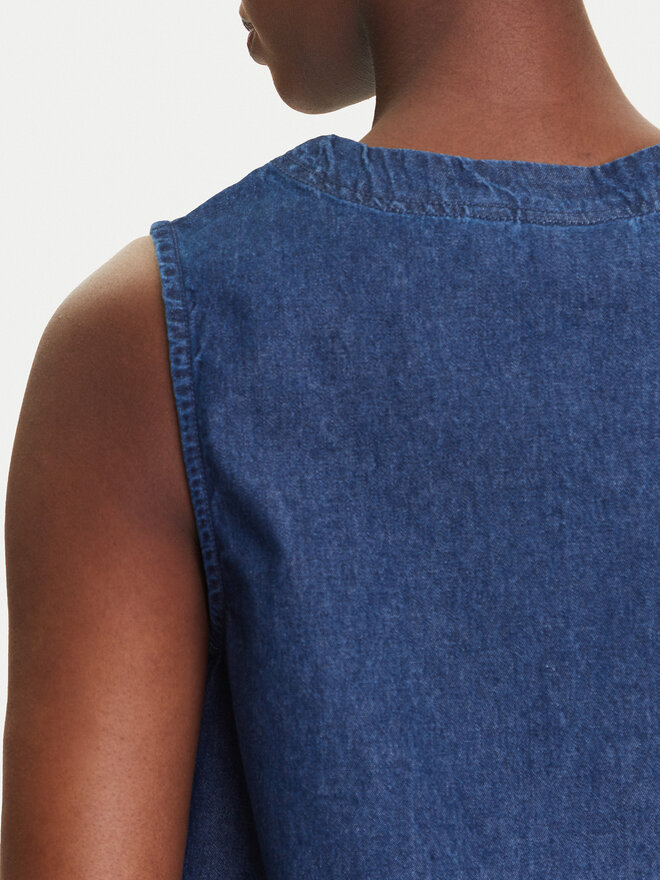 Pieces Pieces Τοπ Tenim 17157936 Σκούρο μπλε Regular Fit