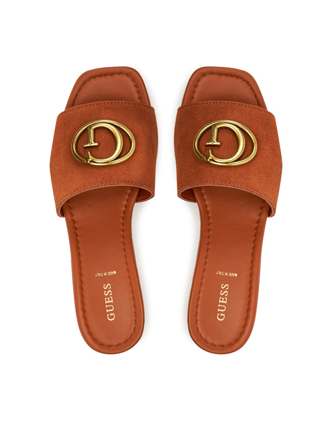 Guess Klapki Guess Cinzia FLJCIN SUE03 Brązowy
