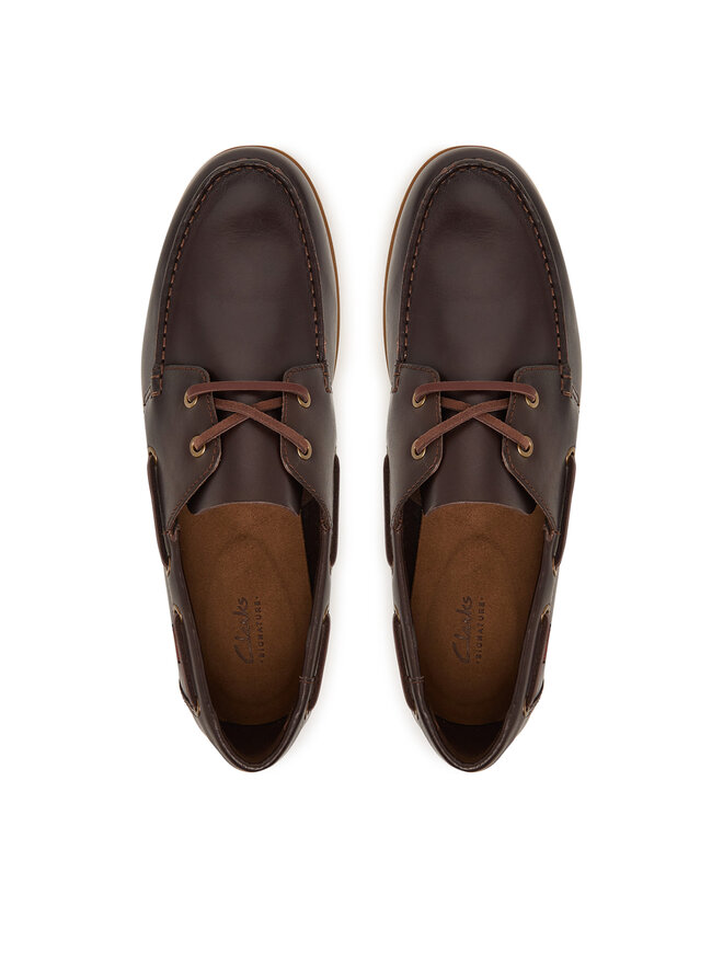 Clarks Туфлі Clarks Charmouth Lace 26186433 Коричневий