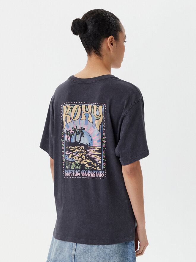 Roxy Roxy Marškinėliai ERJZT05905 Pilka Oversize