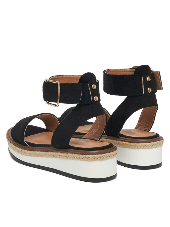 DeeZee Sandały DeeZee WS091-01 Czarny
