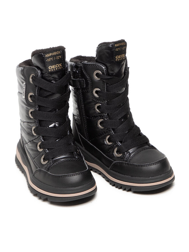 Geox Schneeschuhe Geox J Adelhide G.Babx A J16EWA 0LVBC C9999 M Schwarz