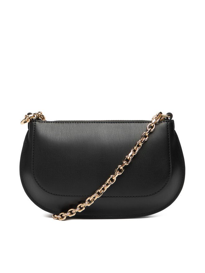 Tommy Hilfiger Handtasche Tommy Hilfiger Th Glam Mini Chain Crossover AW0AW18142 Schwarz