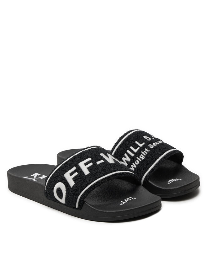 Off-White Şlapi Off-White OMIC001S22MAT0031001 Negru