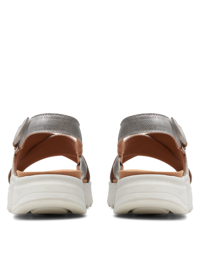 Clarks Σανδάλια Clarks DashLite Wish 26171951 Ασημί