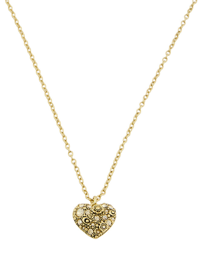 Coach Schmuckset Halskette und Ohrringe Coach 37541359 Goldfarben