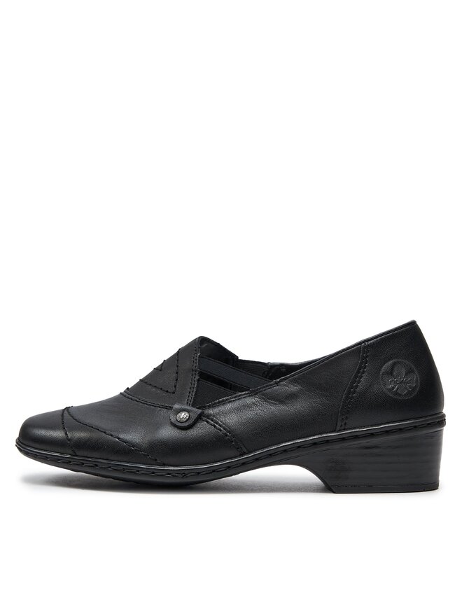 Rieker Chaussons pour femme 48260, Noir, 40 EU