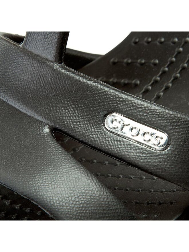 Pantoletten Crocs Cyprus V Heel W 201301 Schwarz eschuhe