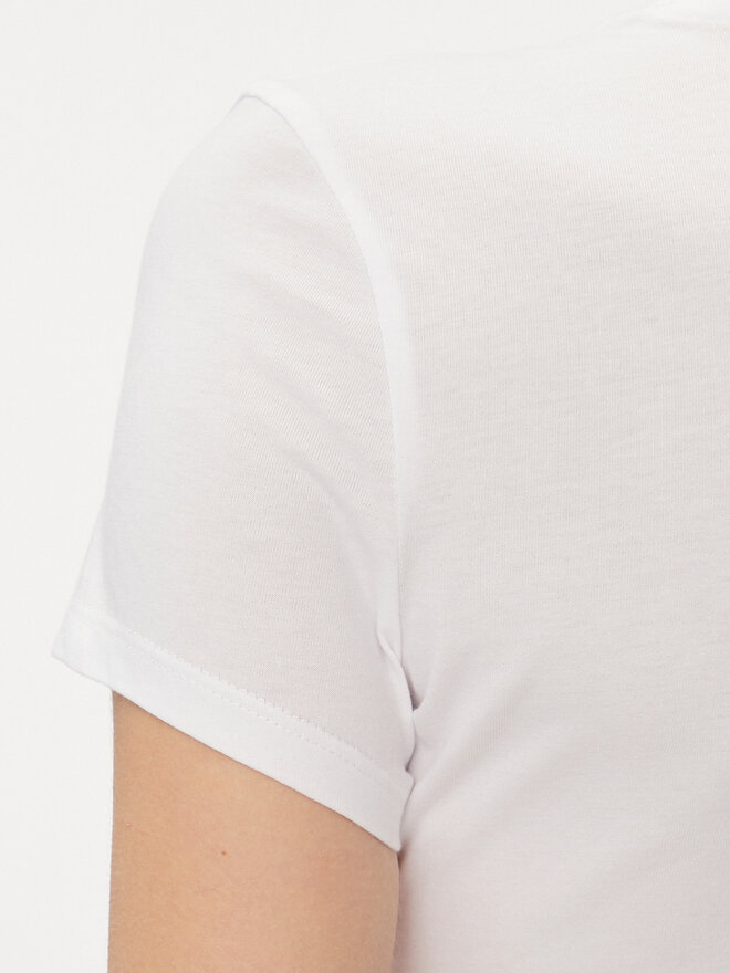Tommy Jeans Tommy Jeans Camiseta Script DW0DW17366 Blanco Slim Fit