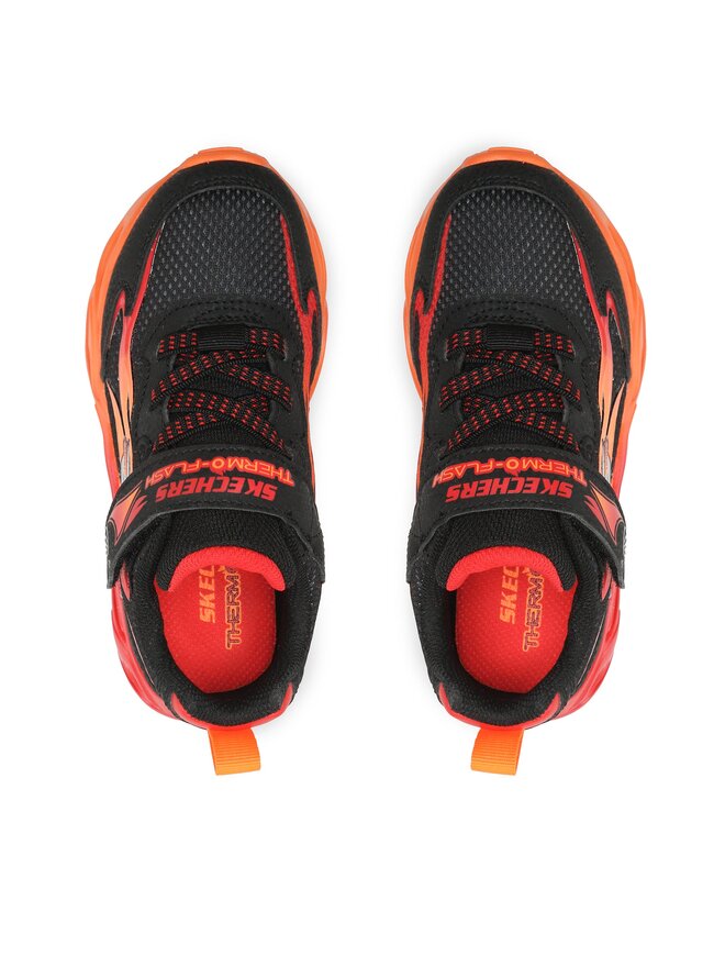 Skechers Αθλητικά Skechers Heat Flux 400103L/BKRD Μαύρο