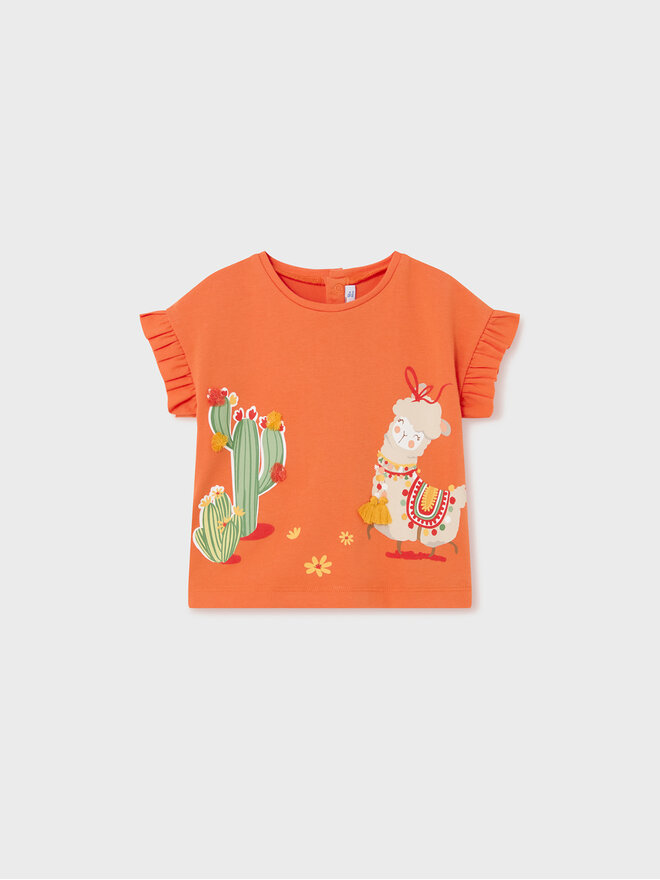 Mayoral Mayoral Marškinėliai 1013 Oranžinė Regular Fit