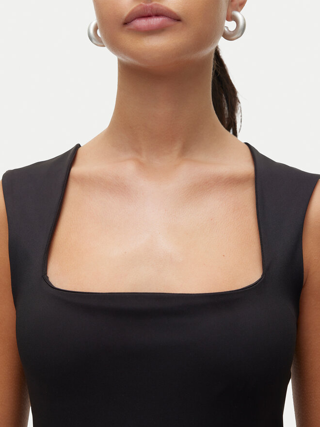 Vero Moda Vero Moda Felső Million 10312751 Fekete Slim Fit