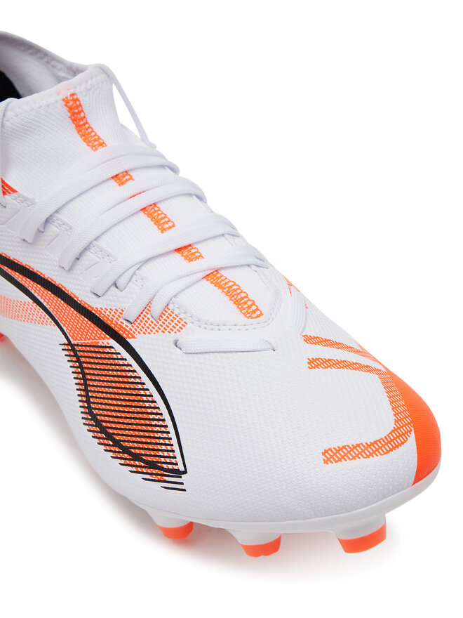 Puma Buty do piłki nożnej Puma Ultra 5 Play+ Fg/Ag 108168 01 Biały