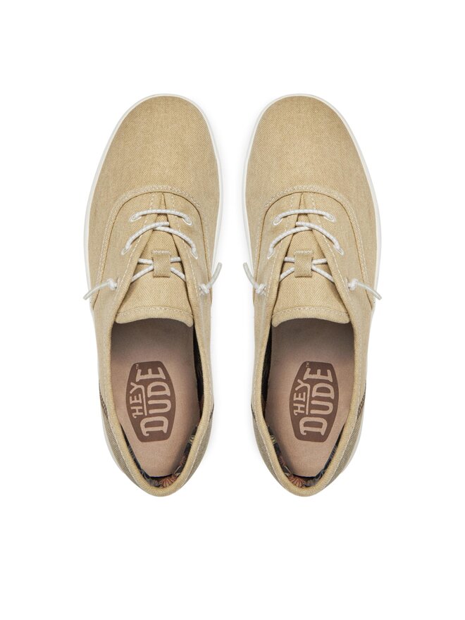 Hey Dude Sneakers aus Stoff Hey Dude Conway M Craft 40179-100 Beige