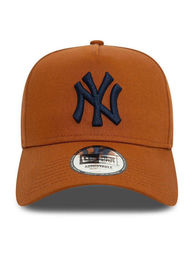 New Era Kšiltovka New Era New York Yankees League Essential 9FORTY E-Frame 60580697 Hnědá