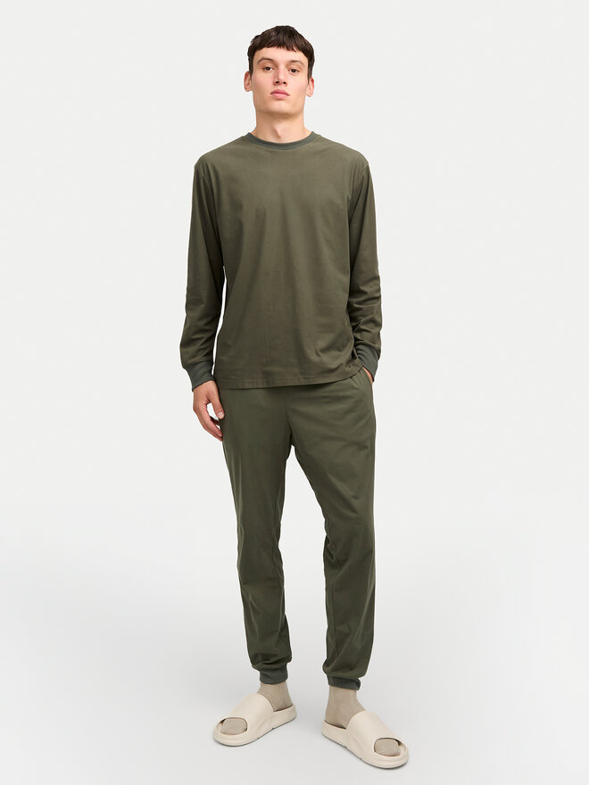 Jack&Jones Jack&Jones Pyjama Solid 12268536 Grün Loose Fit