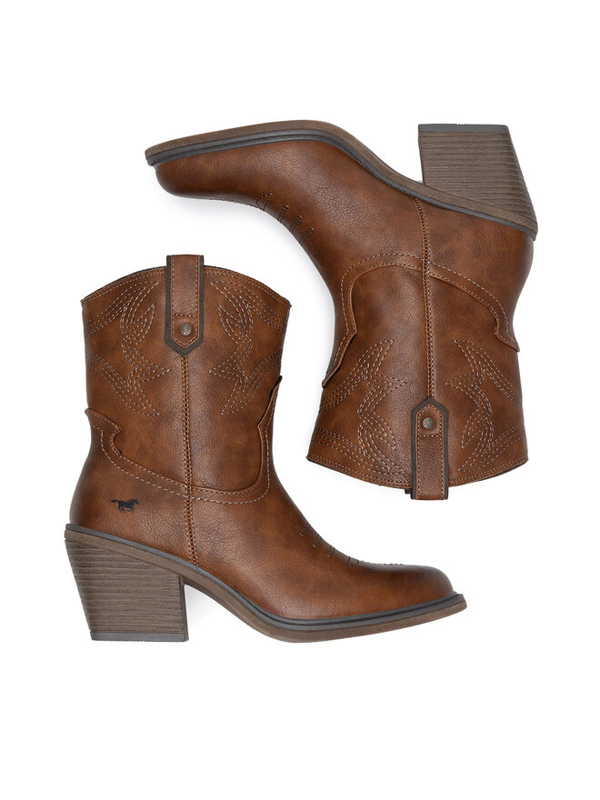 Mustang Cowboystiefel Mustang 1479-502-307 Braun