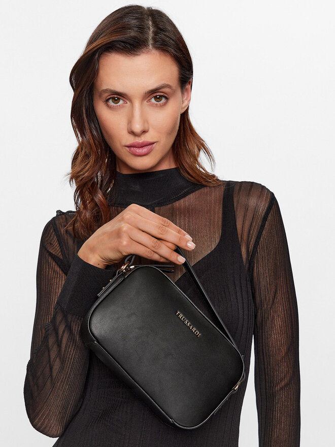 Trussardi Torebka Trussardi Lisbona Camera Bag 75B01533 Czarny