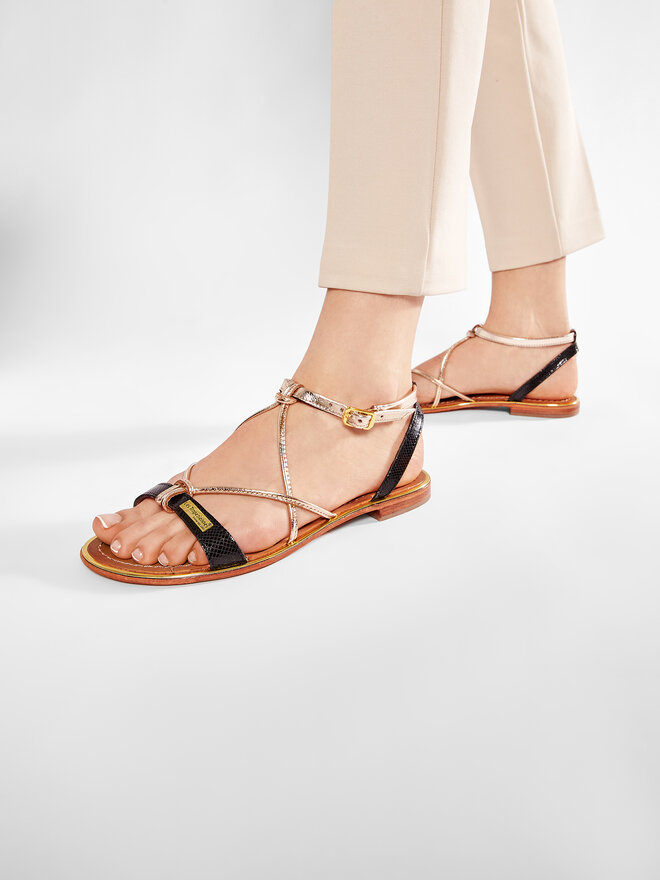 Les Tropeziennes Sandalen Les Tropeziennes Hirondel 11510 Goldfarben