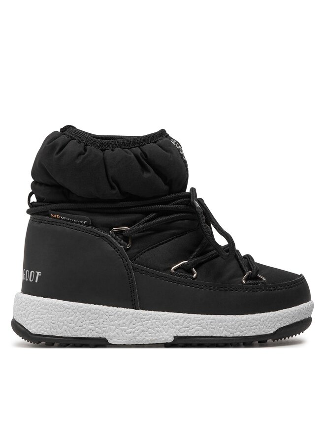 Moon Boot Schneeschuhe Moon Boot Jr Girl Low Nylon Wp 34051800001 Schwarz