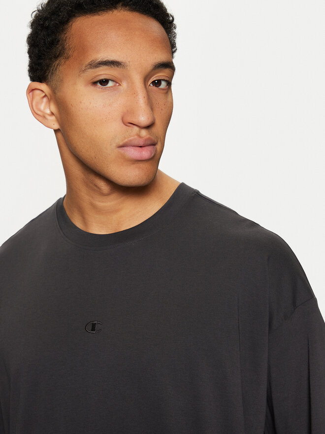 Champion Champion Majica 220279 Črna Relaxed Fit