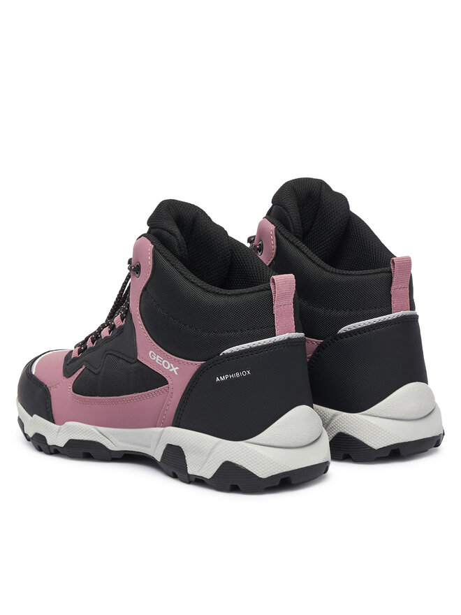 Geox Schnürschuhe Geox J Magnetar G. B Abx J464LB 050FU C9321 D Dunkelrosa
