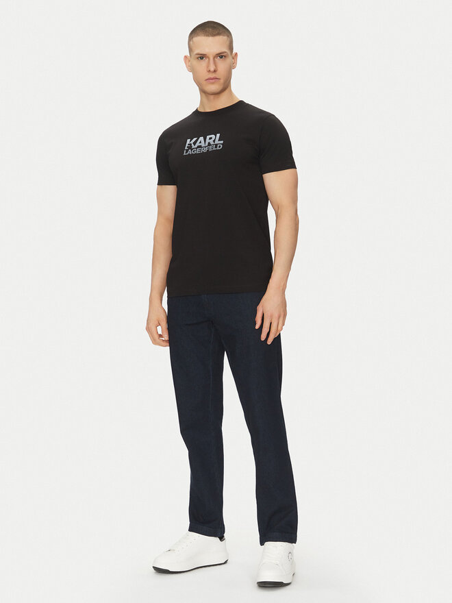 KARL LAGERFELD KARL LAGERFELD T-Shirt 755064 552241 Schwarz Regular Fit