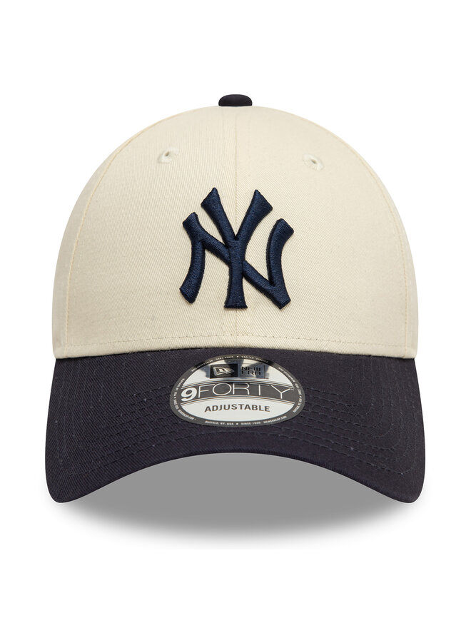 New Era Czapka z daszkiem New Era Colourblock 9Forty New York Yankees 60595215 Beżowy