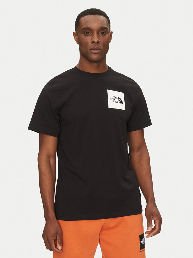 The North Face The North Face Marškinėliai Fine NF0A8A6M Juoda Regular Fit
