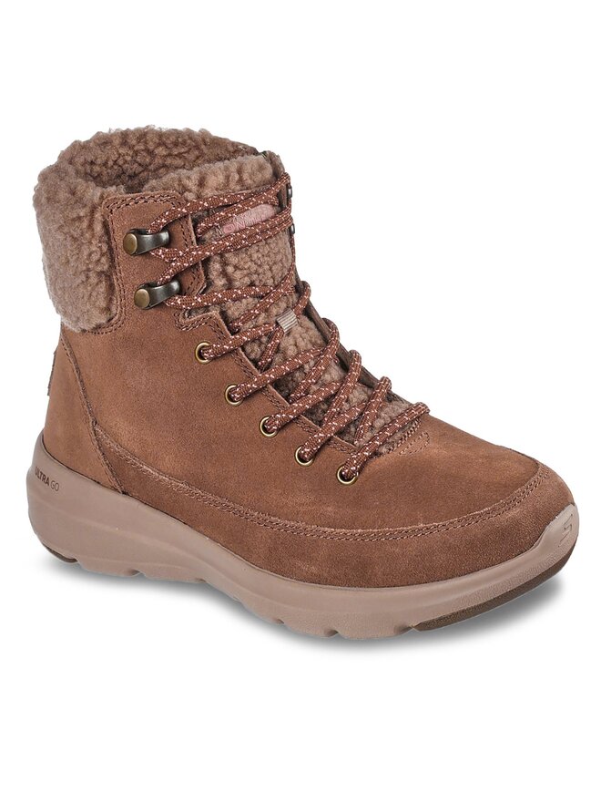 Skechers Členková obuv Skechers Glacial Ultra Woodlands 16677/BRN Hnedá