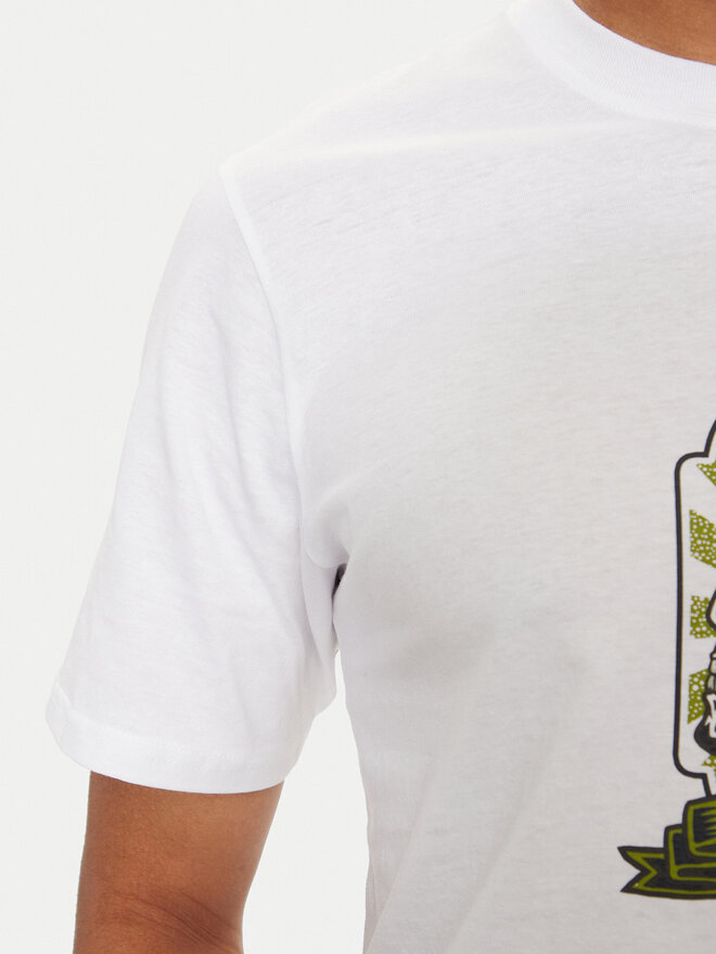 Jack&Jones Jack&Jones Marškinėliai Seven Skull 12262491 Balta Regular Fit