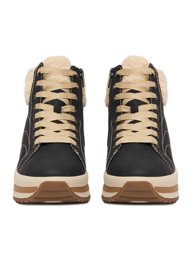 Rieker Schnürschuhe Rieker CEO-W3873-01 Schwarz